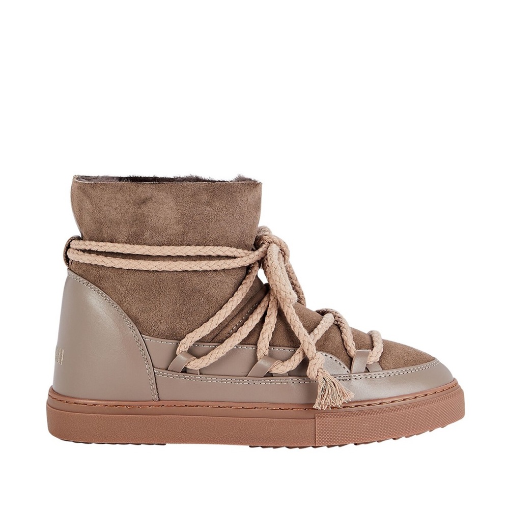 NWT Inuikii classic shearling lined ankle boots; brown